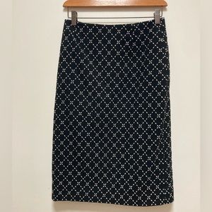 Talbots Black & White Skirt Size 4
